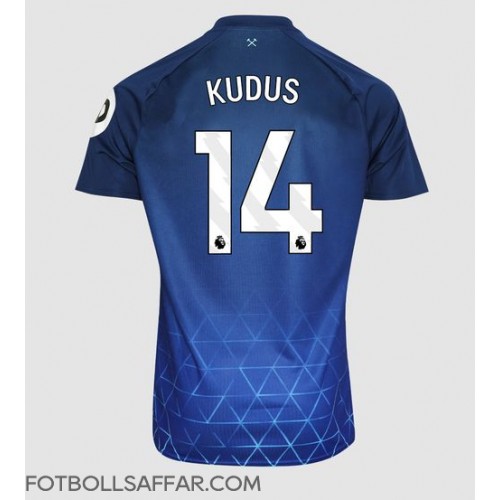 West Ham United Mohammed Kudus #14 Tredjeställ 2023-24 Kortärmad